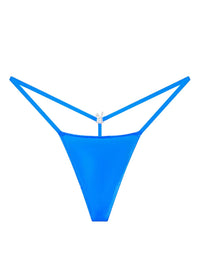 Azure Iced Crystal G-String