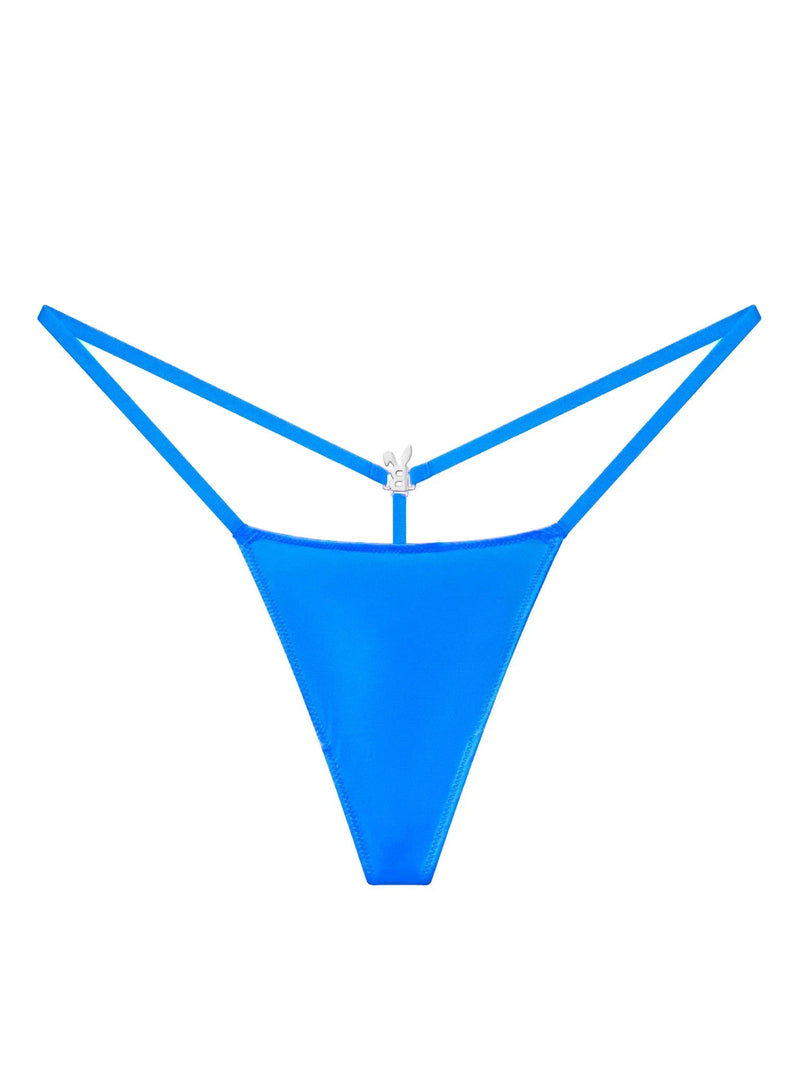 Azure Iced Crystal G-String
