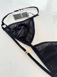 Noir Five-Piece Lingerie Set