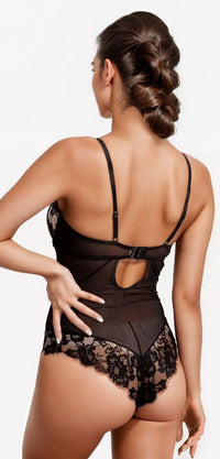 White Bridal Cut-Out Strappy Teddy