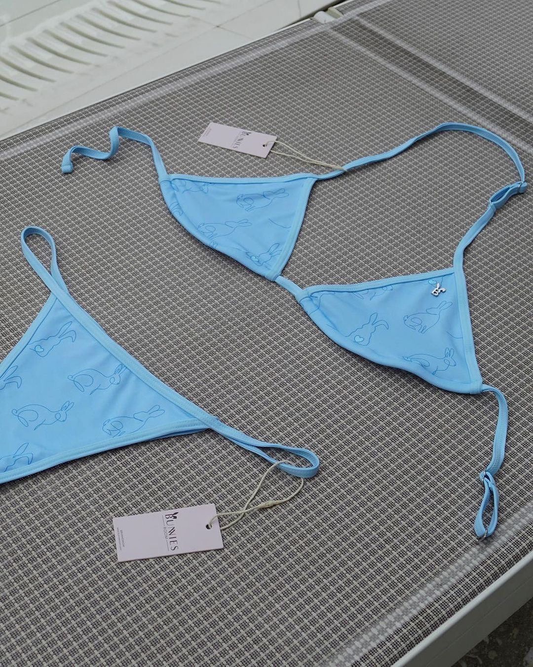London Bunny Bikini — Cobalt Blue