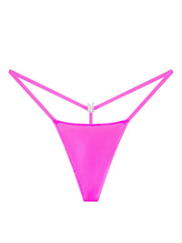 Hot Pink Iced Crystal G-String