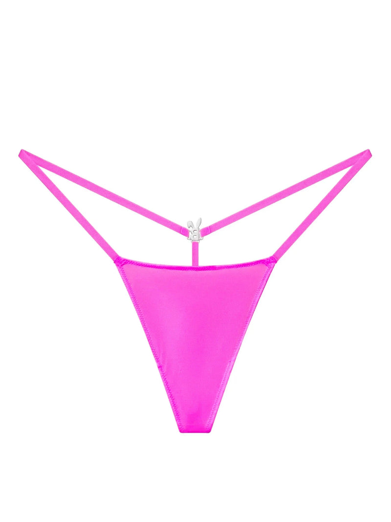 Hot Pink Iced Crystal G-String