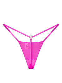 Hot Pink Iced Crystal G-String