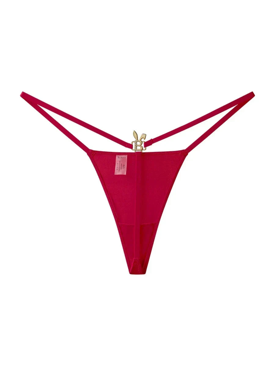 Bordeaux Crystal-Charm G-String