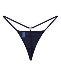 Noir Crystal-Charm G-String