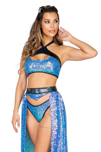 Sequin Bikini Bottoms