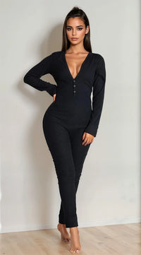 Red Open-Back Long Sleeve Long Johns