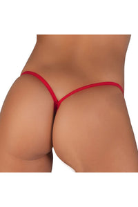 Black Simple Lace G-String