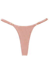 Black Mini O-Ring Thong Panty