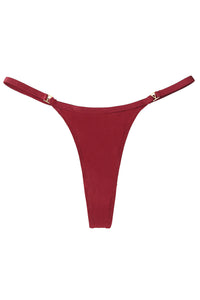 Black Mini O-Ring Thong Panty