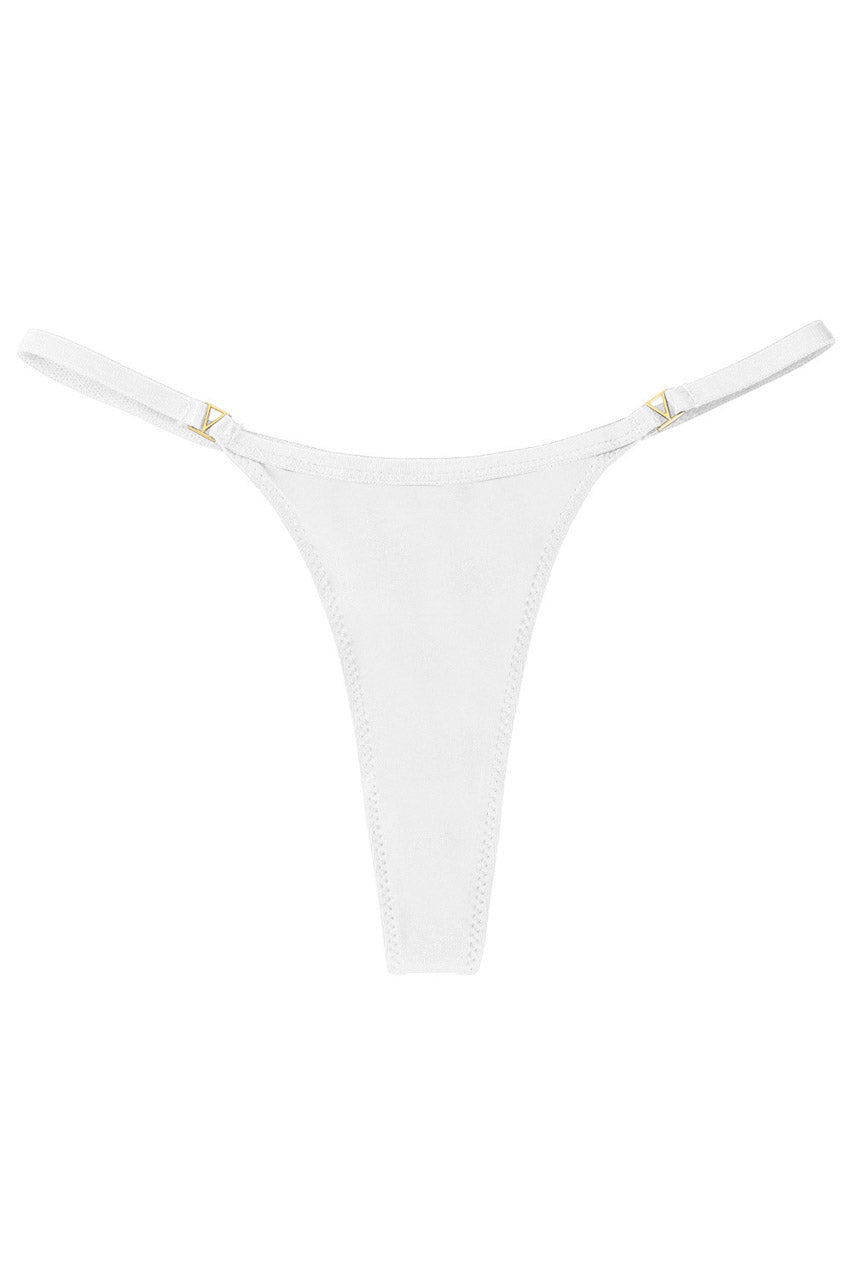 Black Mini O-Ring Thong Panty