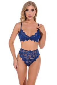 Lucky Lace Demi Bra and Panty