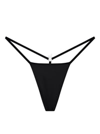 Noir Iced Crystal G-String